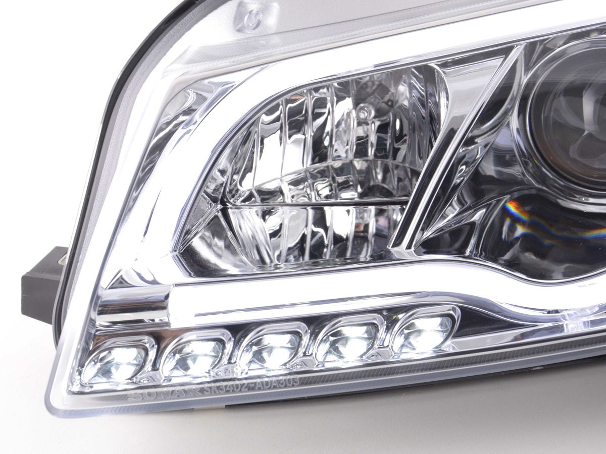 Scheinwerfer Set Daylight LED Tagfahrlicht Audi A3 Typ 8P/8PA Bj. 03-08 chrom