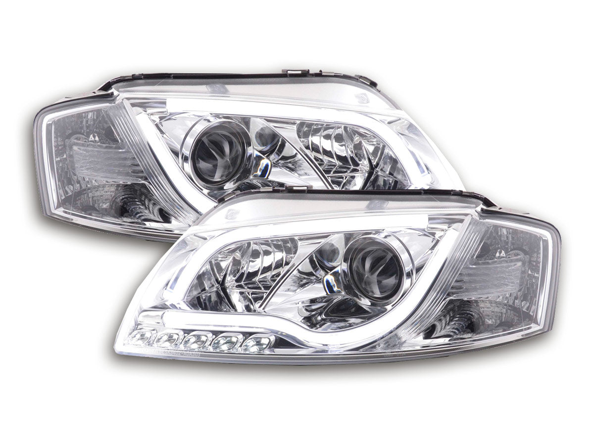 Scheinwerfer Set Daylight LED Tagfahrlicht Audi A3 Typ 8P/8PA Bj. 03-08 chrom