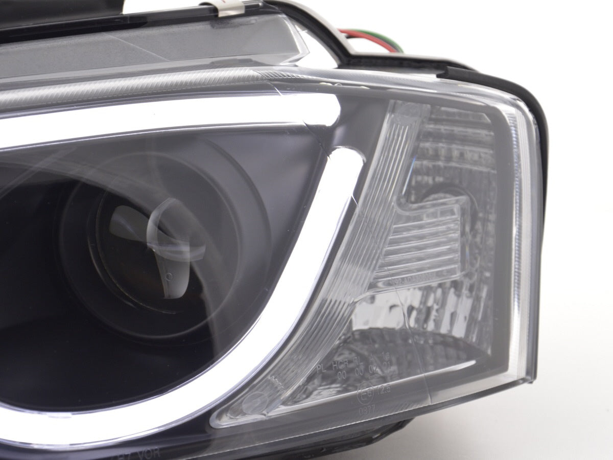 Scheinwerfer Set Daylight LED Tagfahrlicht Audi A3 8P Bj. 08-12 schwarz
