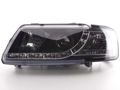 Scheinwerfer Set Daylight LED TFL-Optik Audi A3 8L Bj. 96-00 schwarz