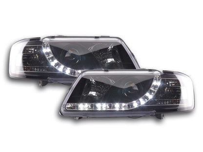 Scheinwerfer Set Daylight LED TFL-Optik Audi A3 8L Bj. 96-00 schwarz