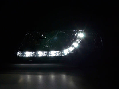 Scheinwerfer Set Daylight LED Tagfahrlicht Audi A3 Typ 8L Bj. 96-00 chrom