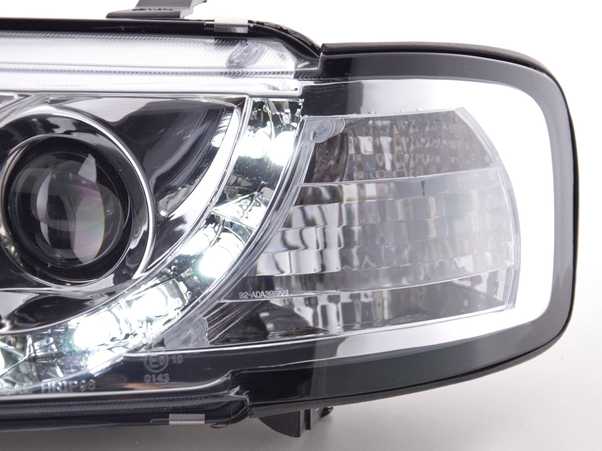 Scheinwerfer Set Daylight LED Tagfahrlicht Audi A3 Typ 8L Bj. 96-00 chrom