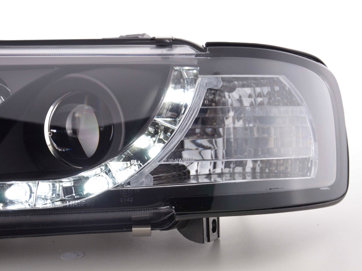 Scheinwerfer Set Daylight LED Tagfahrlicht Audi A3 Typ 8L  96-00 schwarz