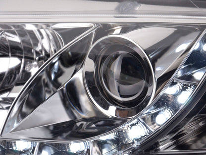 Scheinwerfer Set Daylight LED Tagfahrlicht Audi A3 Typ 8P Bj. 03-08 chrom