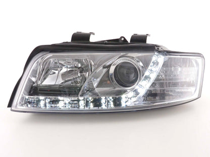Scheinwerfer Daylight Audi A4 Typ 8E Bj. 01-04 chrom