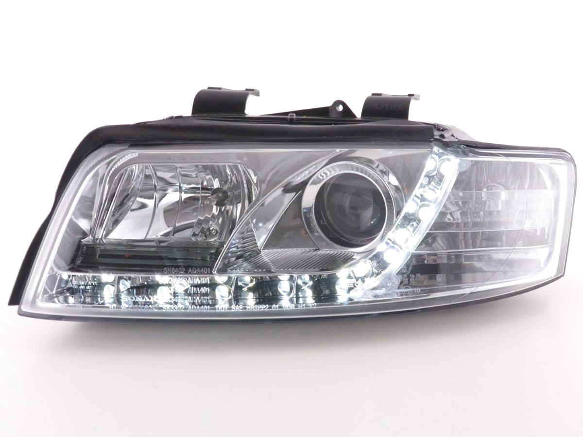 Scheinwerfer Daylight Audi A4 Typ 8E Bj. 01-04 chrom