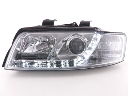 Scheinwerfer Daylight Audi A4 Typ 8E Bj. 01-04 chrom