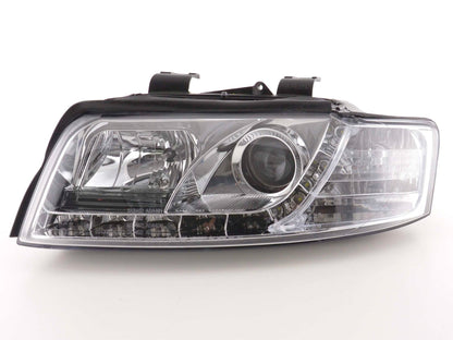 Scheinwerfer Daylight Audi A4 Typ 8E Bj. 01-04 chrom