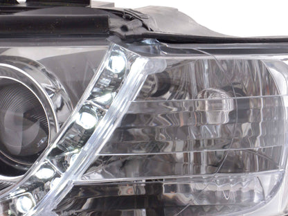 Scheinwerfer Daylight Audi A4 Typ 8E Bj. 01-04 chrom