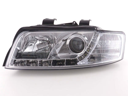 Scheinwerfer Daylight Audi A4 Typ 8E Bj. 01-04 chrom