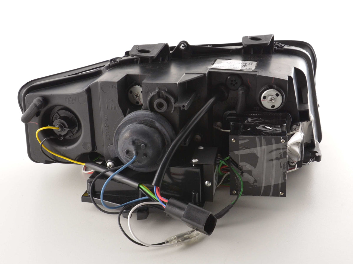Scheinwerfer Set Daylight LED Tagfahrlicht Audi A4 Typ 8E Bj. 01-04 schwarz