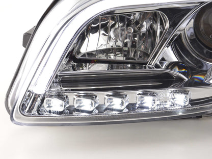 Scheinwerfer Set Daylight LED Tagfahrlicht Audi A4 Typ 8E Bj. 04-08 chrom