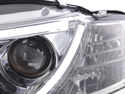 Scheinwerfer Set Daylight LED Tagfahrlicht Audi A4 Typ 8E Bj. 04-08 chrom