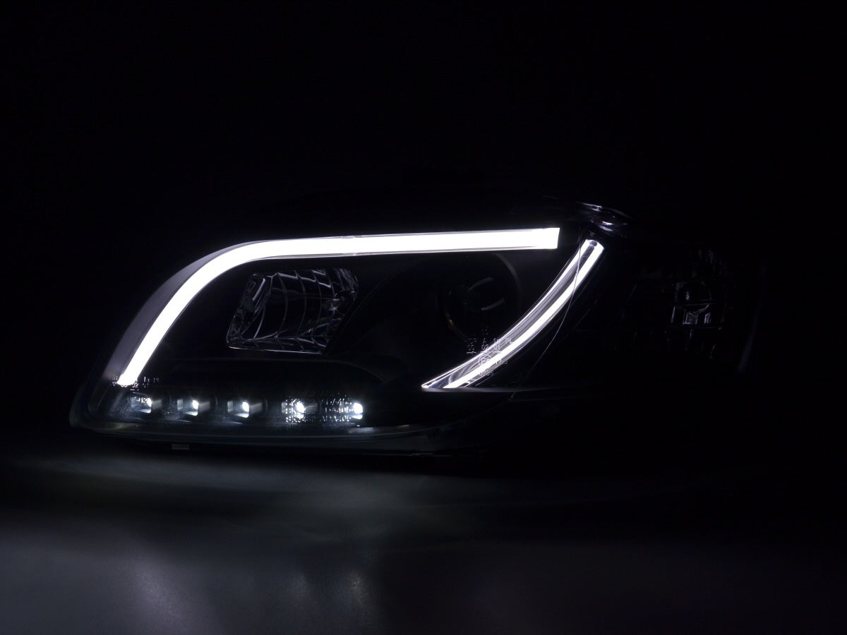 Scheinwerfer Set Daylight LED Tagfahrlicht Audi A4 B7 8E  04-08 schwarz
