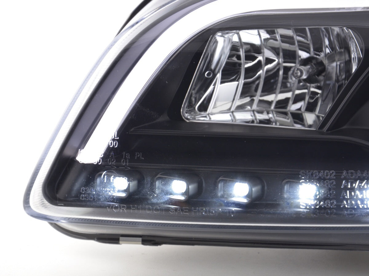 Scheinwerfer Set Daylight LED Tagfahrlicht Audi A4 B7 8E  04-08 schwarz