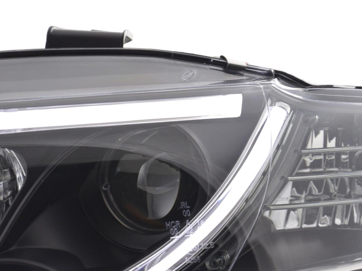 Scheinwerfer Set Daylight LED Tagfahrlicht Audi A4 B7 8E  04-08 schwarz
