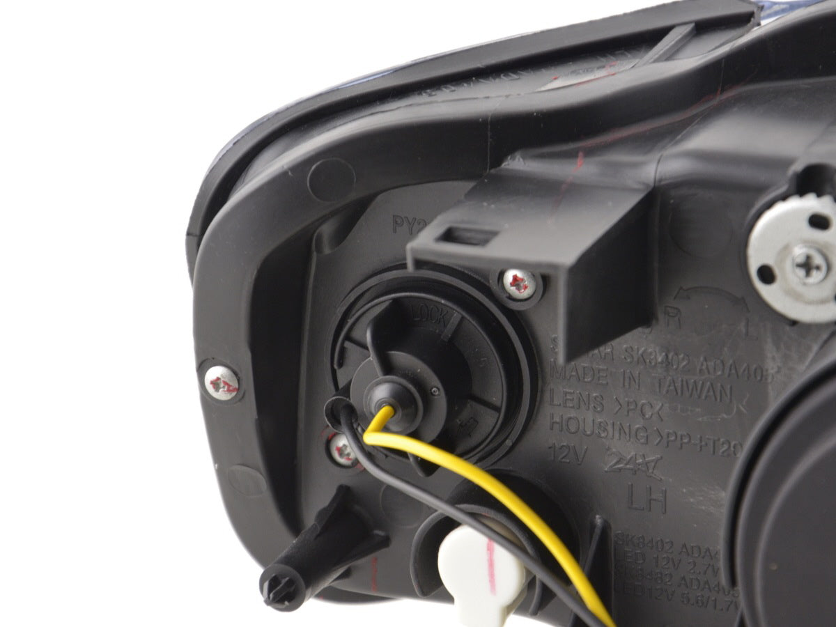 Scheinwerfer Set Daylight LED Tagfahrlicht Audi A4 B7 8E  04-08 schwarz