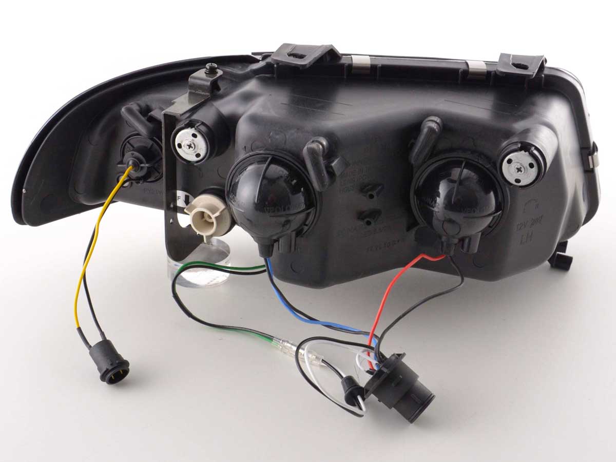Scheinwerfer Set Daylight LED TFL-Optik Audi A4 Typ B5 Bj. 95-99 schwarz