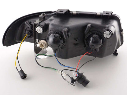 Scheinwerfer Set Daylight LED TFL-Optik Audi A4 Typ B5 Bj. 95-99 schwarz