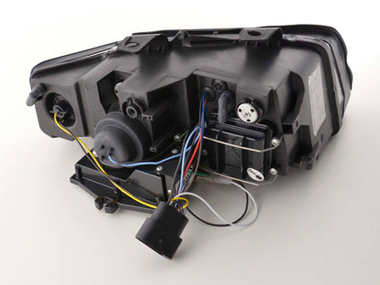 Scheinwerfer Set Daylight LED Tagfahrlicht Audi A4 Typ 8E Bj. 01-04 schwarz