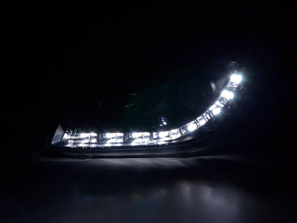 Scheinwerfer Set Daylight LED Tagfahrlicht Audi A4 Typ 8E Bj. 04-08 schwarz