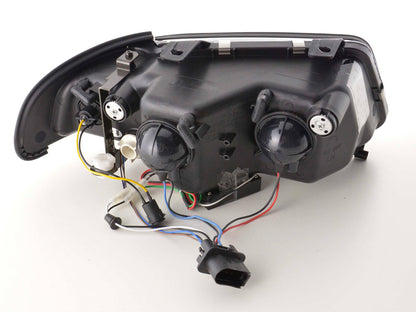 Scheinwerfer Set Daylight LED Tagfahrlicht Audi A4 B5 8D Bj. 99-01 chrom