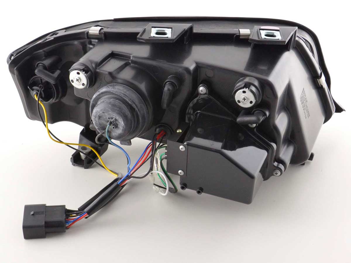 Scheinwerfer Set Daylight LED TFL-Optik Audi A6 Typ 4B Bj. 01-04 schwarz
