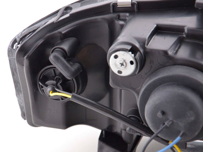 Scheinwerfer Set Daylight LED Tagfahrlicht Audi A6 4B Bj. 97-00 chrom