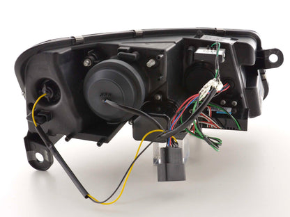 Scheinwerfer Set Daylight LED TFL-Optik Audi A6 4F Bj. 04-08 schwarz