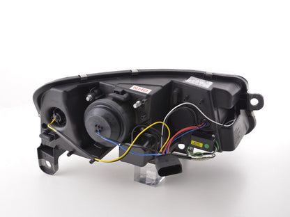 Scheinwerfer Set Daylight LED TFL-Optik Audi A6 Typ 4F Bj. 04-08 schwarz für Rechtslenker