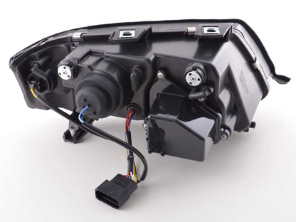 Scheinwerfer Set Daylight LED TFL-Optik Audi A6 Typ 4B Bj. 97-01 chrom