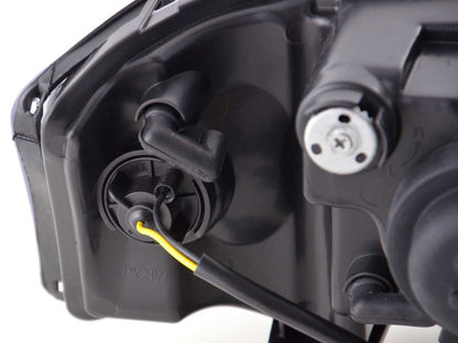 Scheinwerfer Set Daylight LED TFL-Optik Audi A6 4B Bj. 97-01 chrom