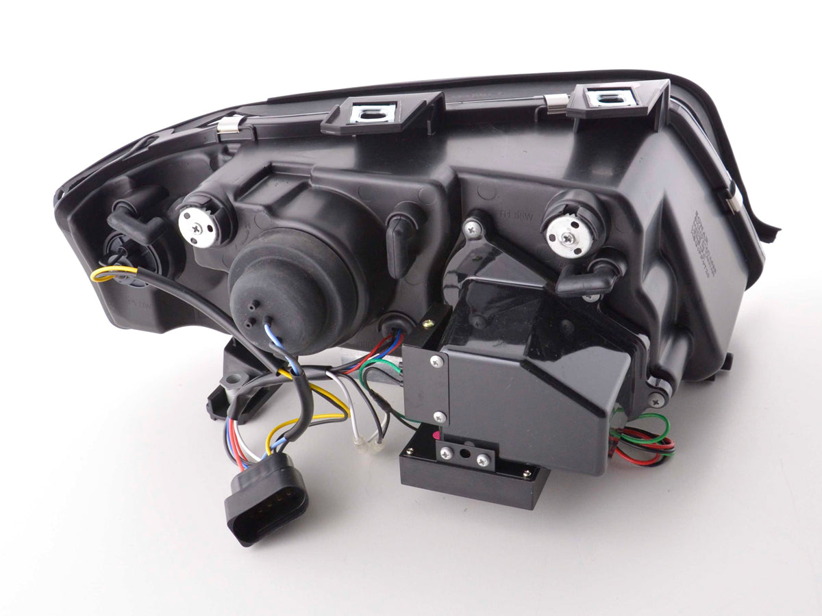 Scheinwerfer Set Daylight LED Tagfahrlicht Audi A6 4B Bj. 01-03 chrom