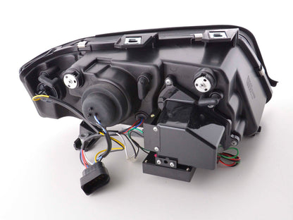Scheinwerfer Set Daylight LED Tagfahrlicht Audi A6 4B Bj. 01-03 chrom