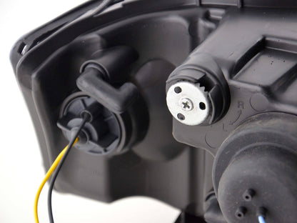 Scheinwerfer Set Daylight LED Tagfahrlicht Audi A6 4B Bj. 01-03 chrom