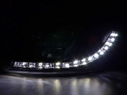 Scheinwerfer Set Daylight LED TFL-Optik Audi TT Typ 8N Bj. 99-06 schwarz