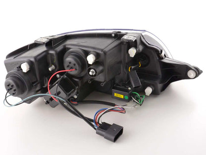 Scheinwerfer Set Daylight LED TFL-Optik Audi TT 8N Bj. 99-06 schwarz