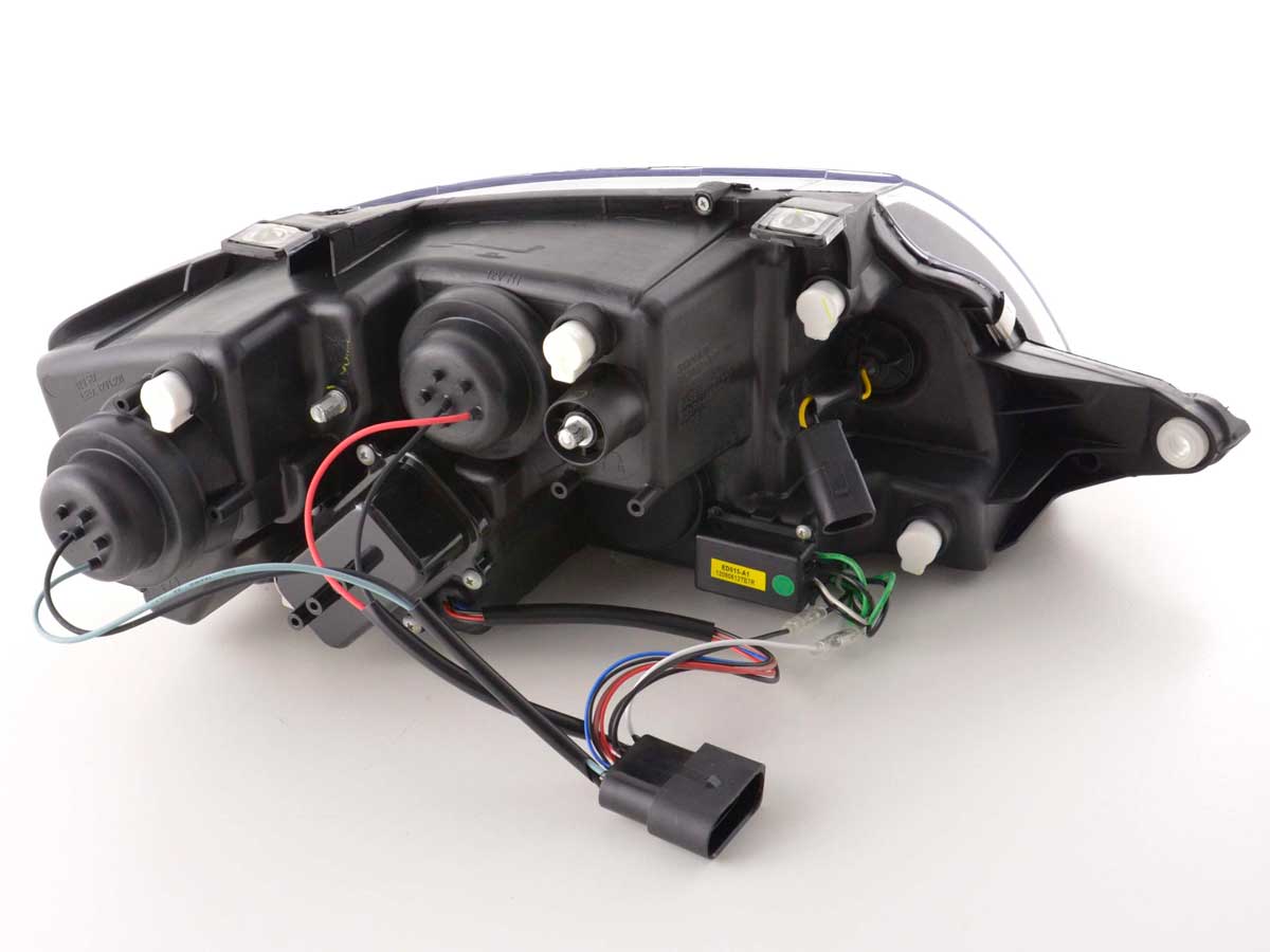 Scheinwerfer Set Daylight LED TFL-Optik Audi TT 8N Bj. 99-06 schwarz