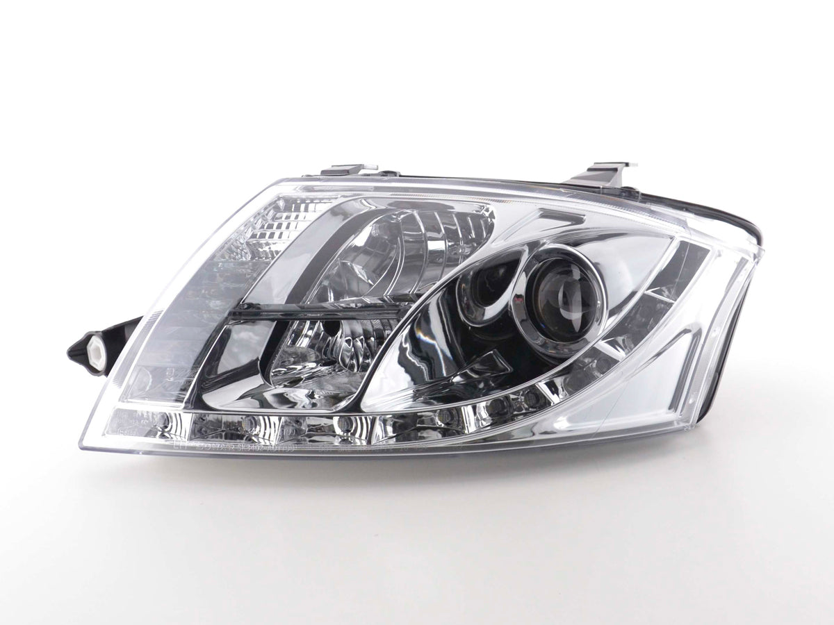 Scheinwerfer Set Daylight LED Tagfahrlicht Audi TT Typ 8N  98-06 chrom