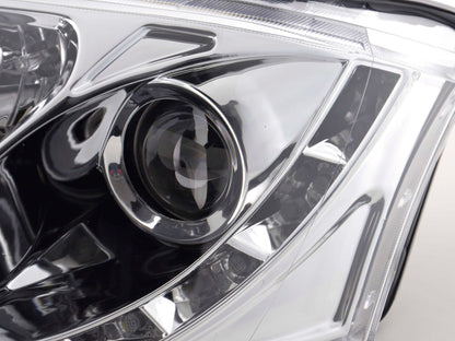 Scheinwerfer Set Daylight LED Tagfahrlicht Audi TT Typ 8N  98-06 chrom