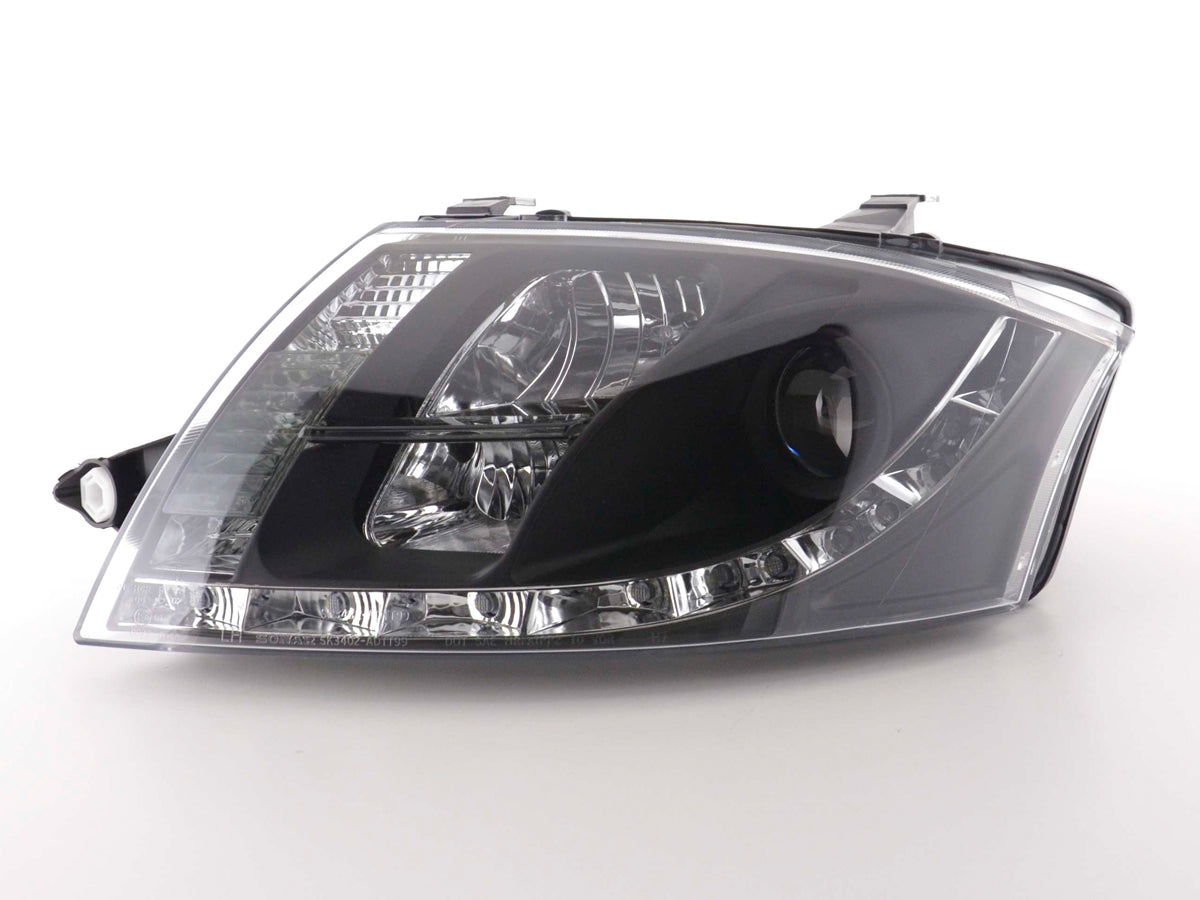 Scheinwerfer Set Daylight LED Tagfahrlicht Audi TT Typ 8N  98-06 schwarz