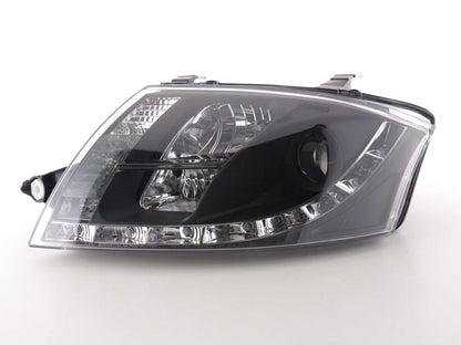 Scheinwerfer Set Daylight LED Tagfahrlicht Audi TT Typ 8N  98-06 schwarz
