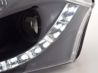 Scheinwerfer Set Daylight LED Tagfahrlicht Audi TT Typ 8N  98-06 schwarz
