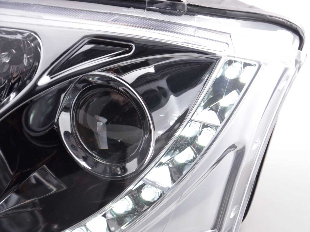 Scheinwerfer Set Daylight LED Tagfahrlicht Audi TT Typ 8N  99-05 chrom