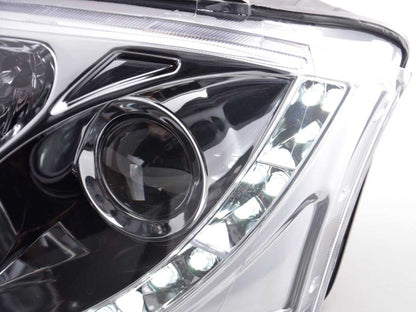 Scheinwerfer Set Daylight LED Tagfahrlicht Audi TT Typ 8N  99-05 chrom