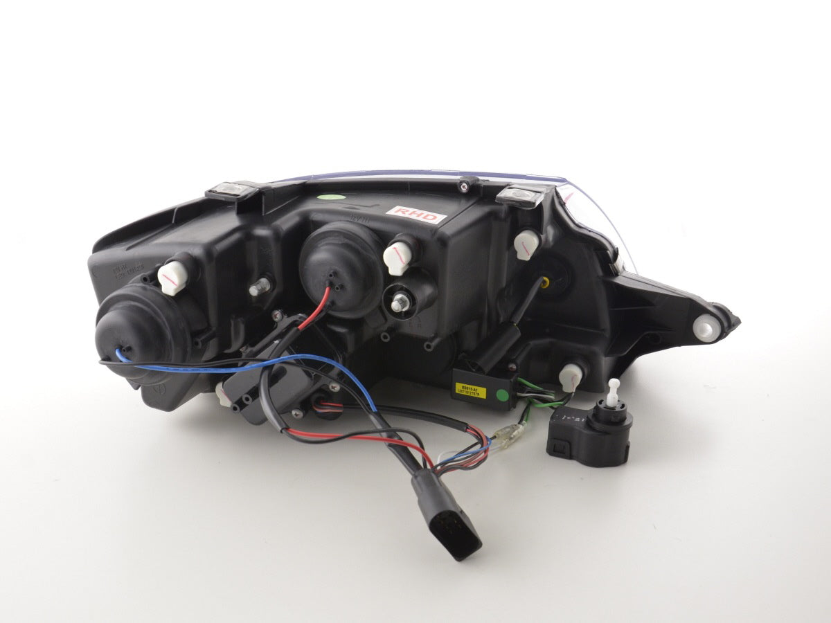 Scheinwerfer Set Daylight LED TFL-Optik Audi TT Typ 8N Bj. 99-06 chrom für Rechtslenker