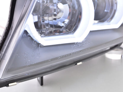 Scheinwerfer Set Daylight LED TFL-Optik BMW 3er E90/E91  05-08 schwarz