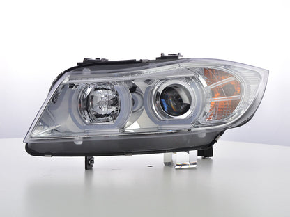 Scheinwerfer Set Daylight LED TFL-Optik BMW 3er E90/E91 Limo/Touring Bj. 05-08 chrom