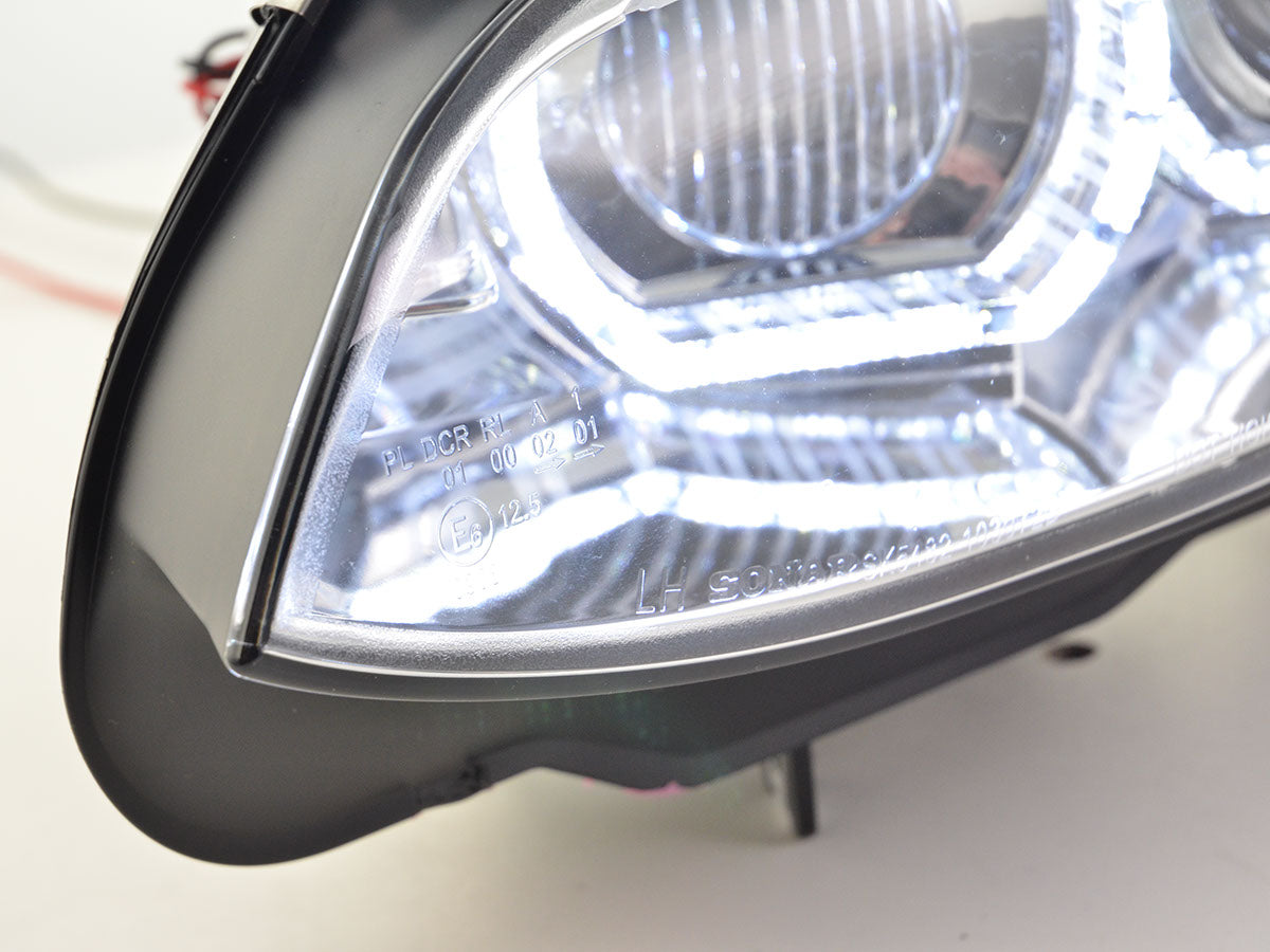 Scheinwerfer Set Xenon Daylight LED Tagfahrlicht BMW 3er E92/E93 Bj. 06-10 chrom